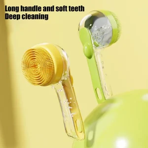 Quick Pet Soaper - Dogs Cats Grooming Massage Brush with Soap Dispenser